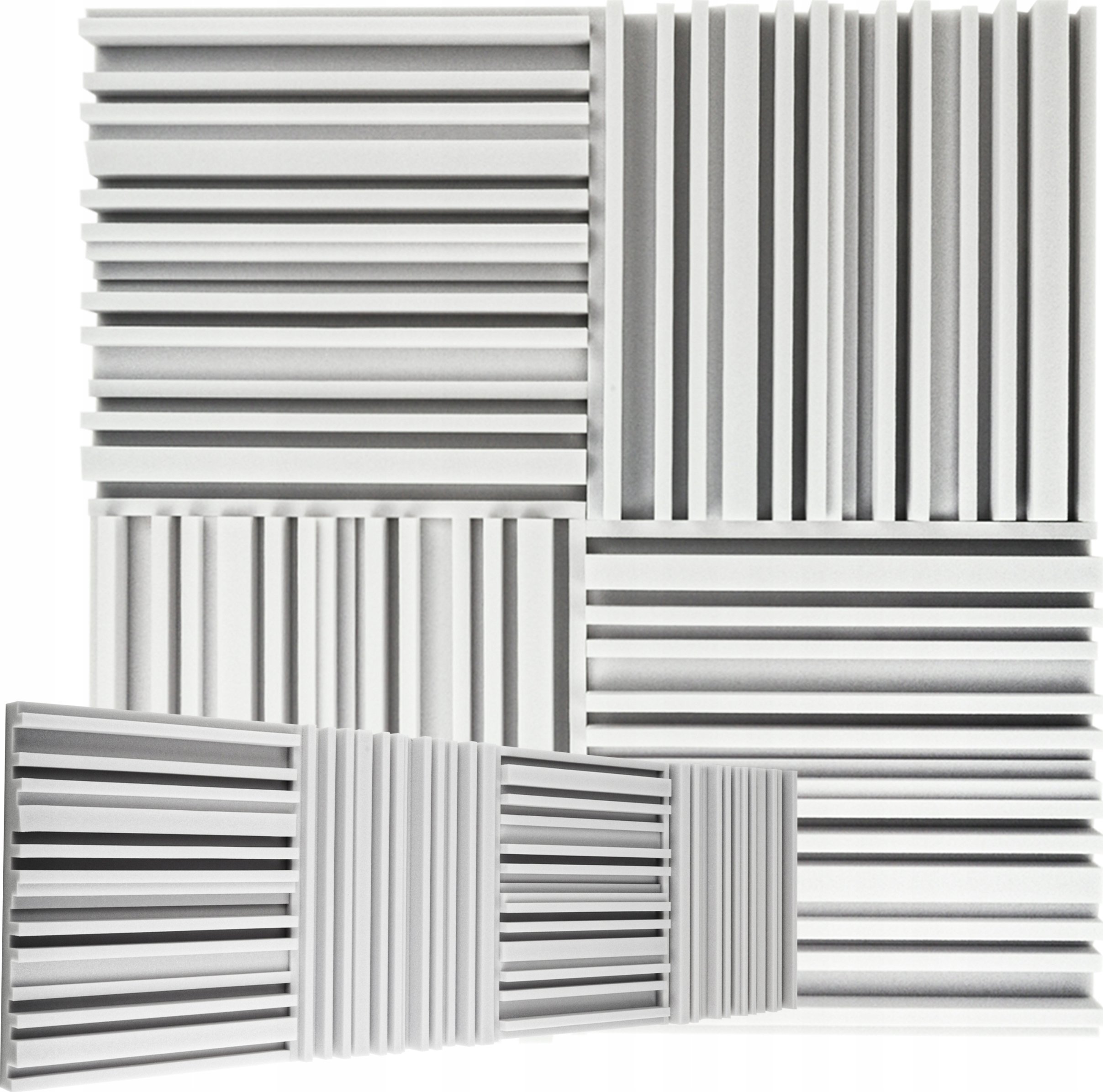 Panele dekoracyjne ścienne z pianki akustycznej likwidacja echa 4 sztuki