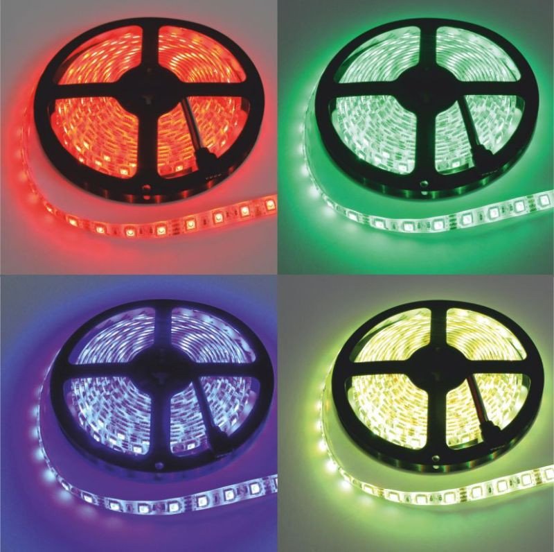 Taśma LED 300 14.4W/m RGB 12V IP20 /5m/