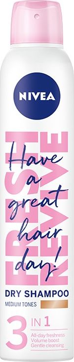 Nivea Fresh Revive Suchy szampon Medium 200ml