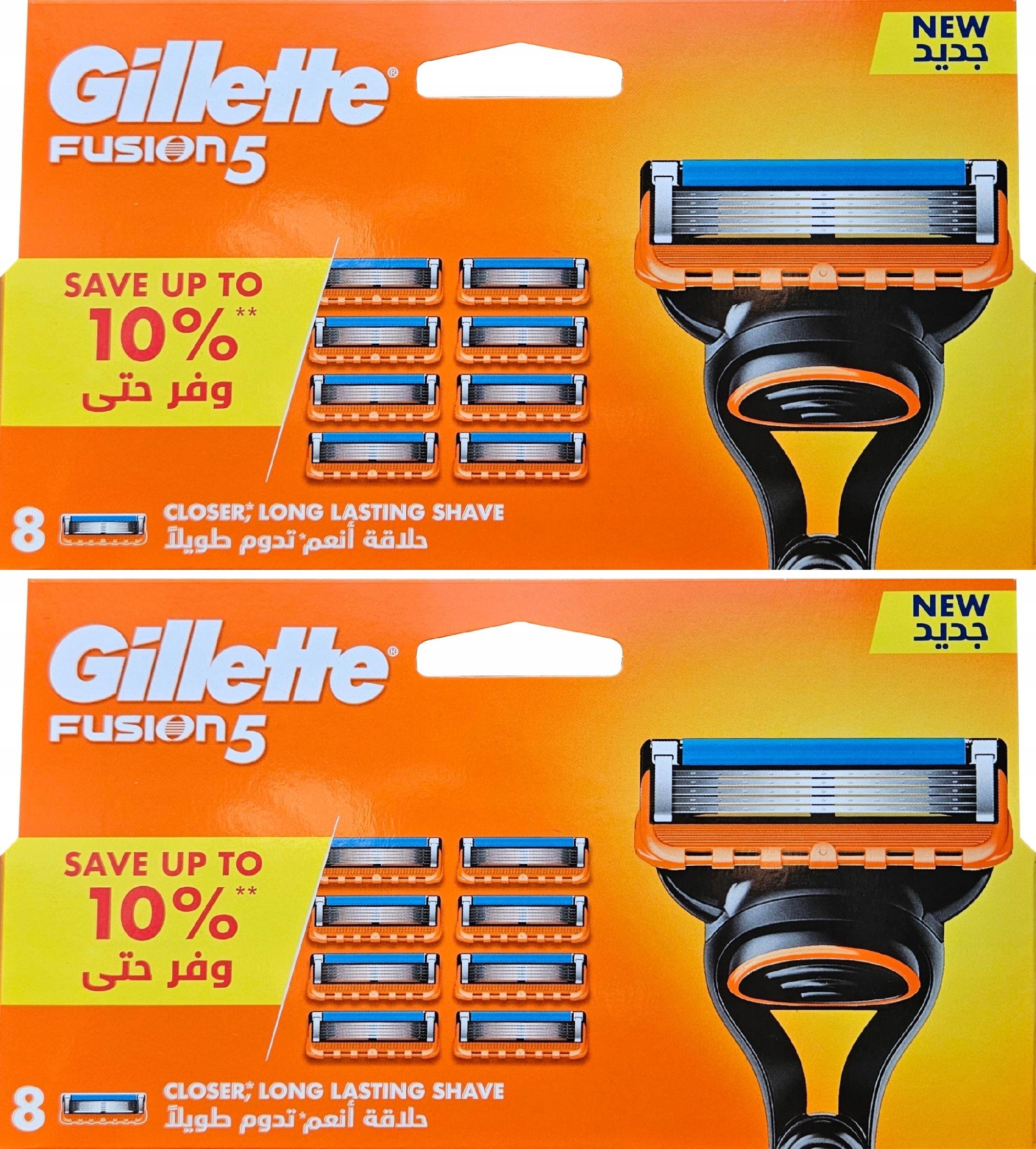 Gillette Gillette Fusion5 Ostrza wymienne do maszynki do golenia 16 szt
