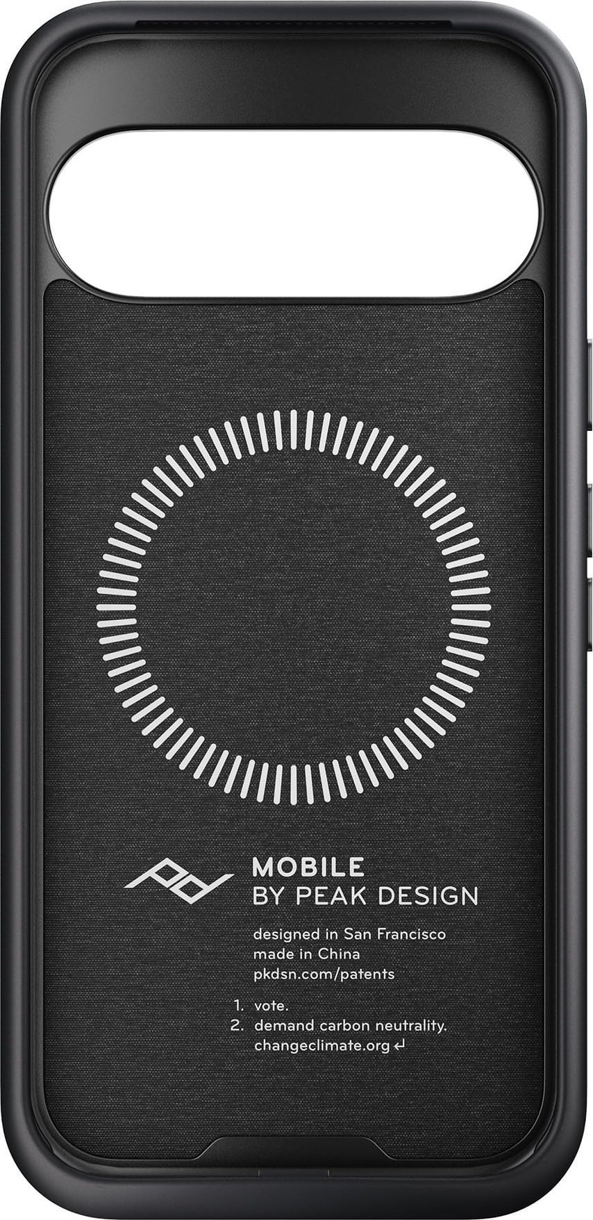 Peak Design case Pixel 9 Mobile Everyday Fabric Case, charcoal