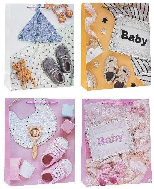 Torebka dziecięce brokat 31x40x12cm mix ROZETTE