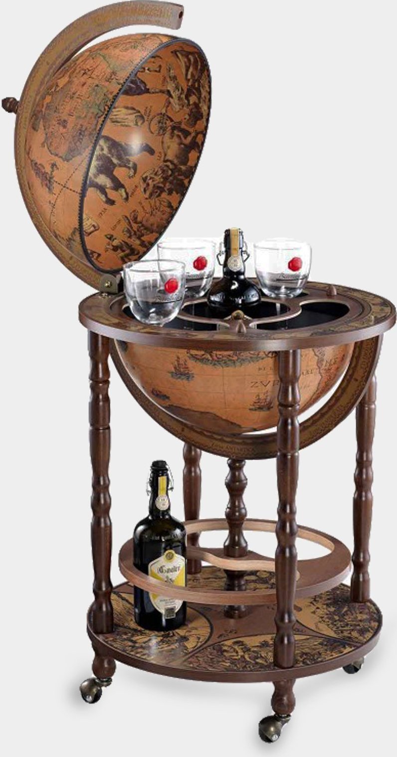 rzezbyzbrazu Globus Barek na Alkohole Zoffoli Minerva Classic Brown