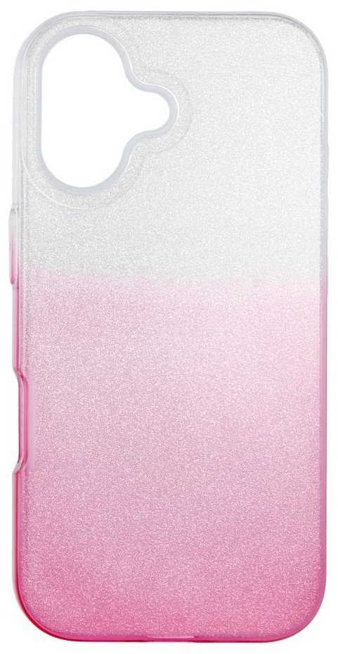 Futerał SHINING do IPHONE 17 transparentny różowy