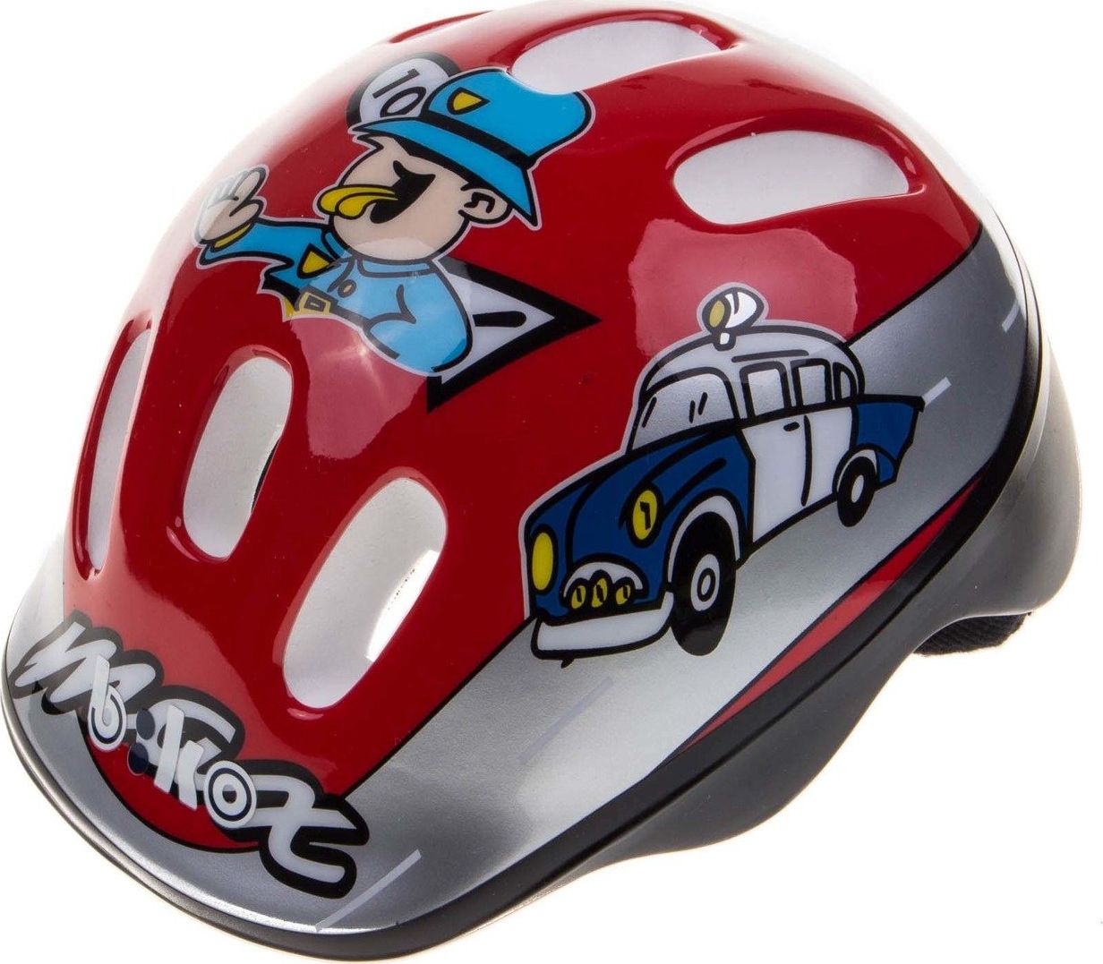 Biko Kask Biko KID czerwony policja HM-BI109 r. S