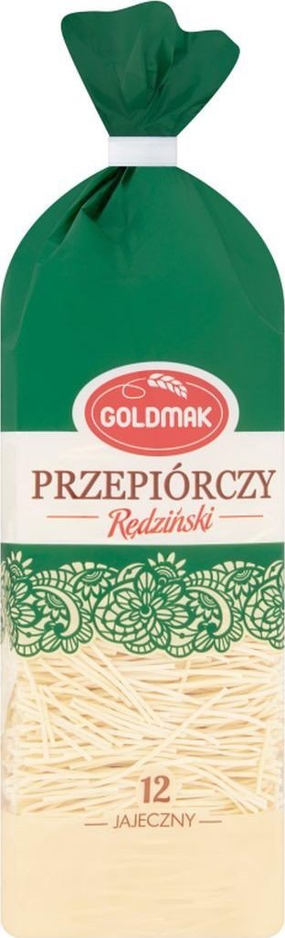 Goldmak Goldmak Makaron Rędziński krajanka z 12 jaj przepiórczych 250 g