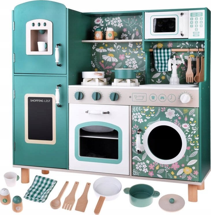 Jokomisiada Duża kuchnia drewniana retro vintage (ZA4833)