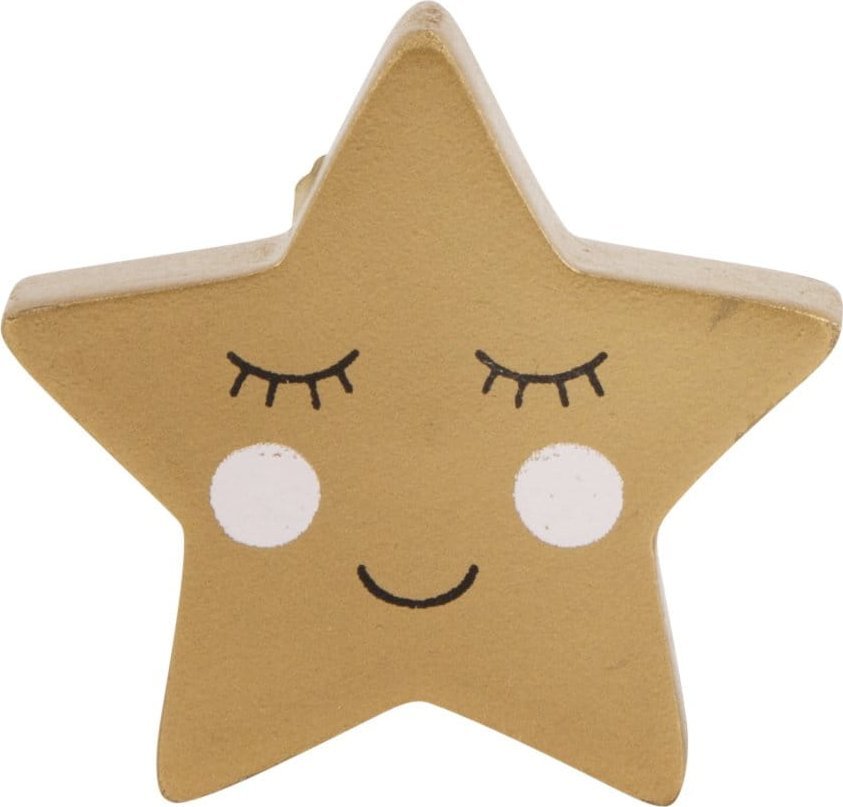 GWIAZDKA - Drewniana gałka do mebli Sass & Belle