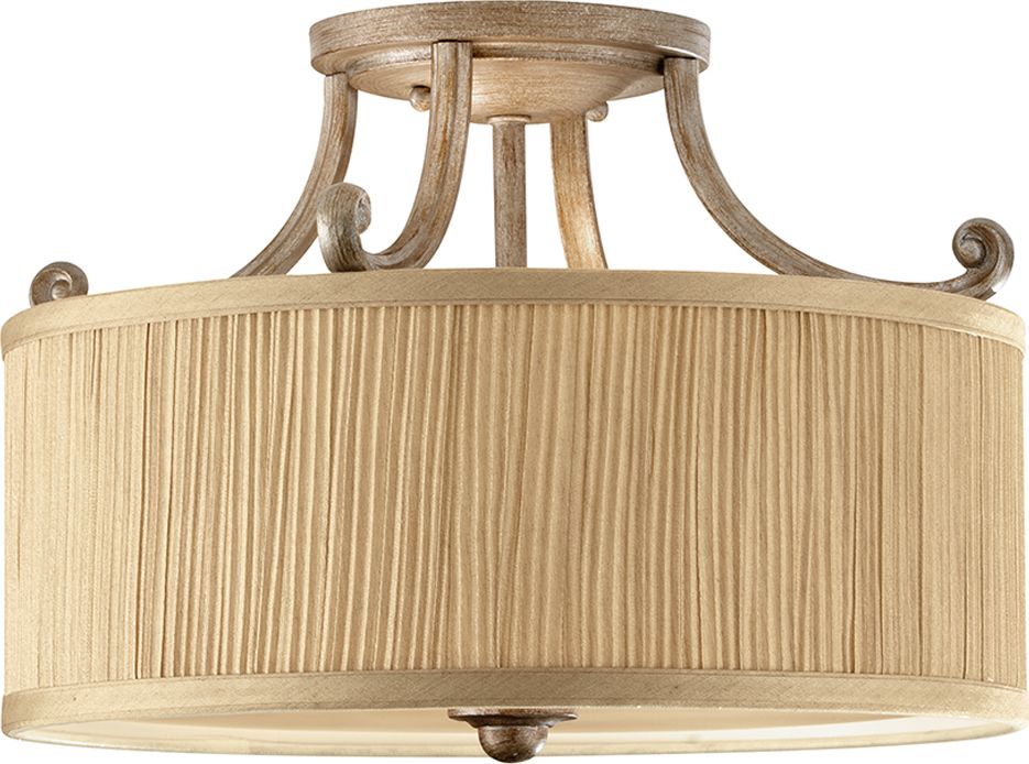 Lampa sufitowa Elstead Lampa podsufitowa kremowa do salonu Elstead Abbey FE-ABBEY-SF