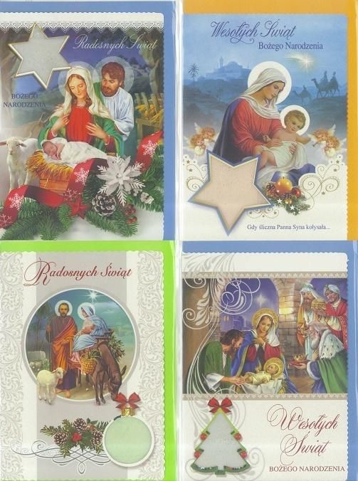 Top Graphic Karnet B6 Boże Nar. Z opłatkiem Religia (10sz) MIX