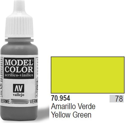 Vallejo Farba Nr78 Yellow Green 17ml