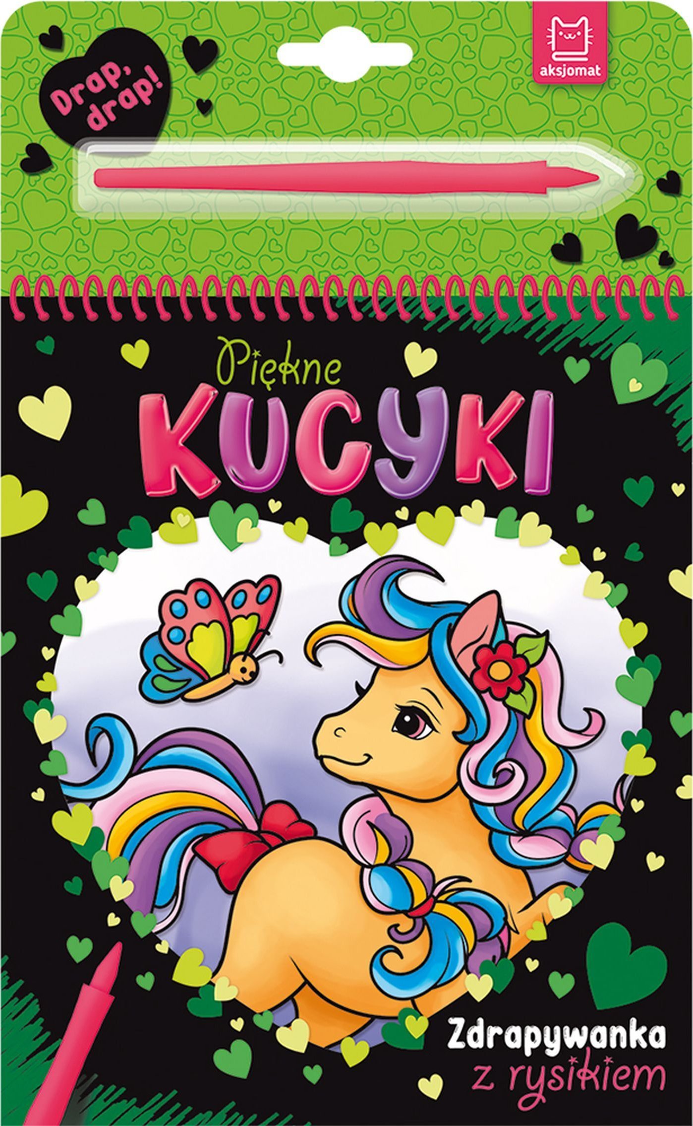 Aksjomat Piękne kucyki Zdrapywanka z rysikiem 39969