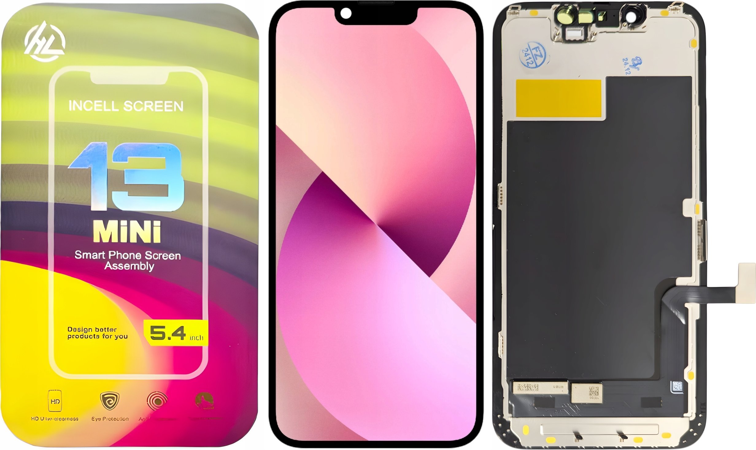 WYŚWIETLACZ EKRAN LCD DO IPHONE 13 MINI INCELL (A2628, A2481, A2626, A2629, A2630)