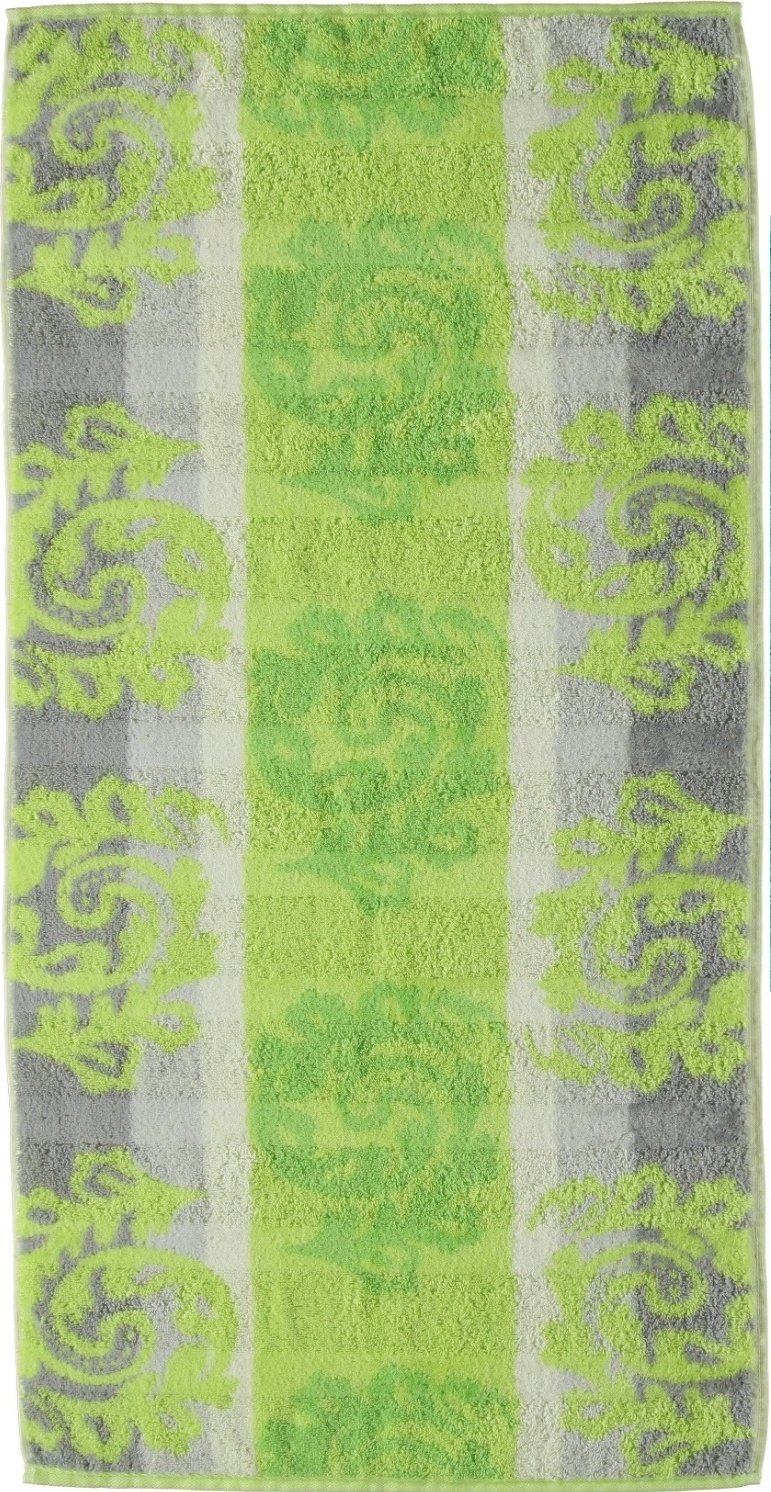 Cawo Frottier Ręcznik bawełniany 50x100 cm Cashmere Jacquard Kiwi