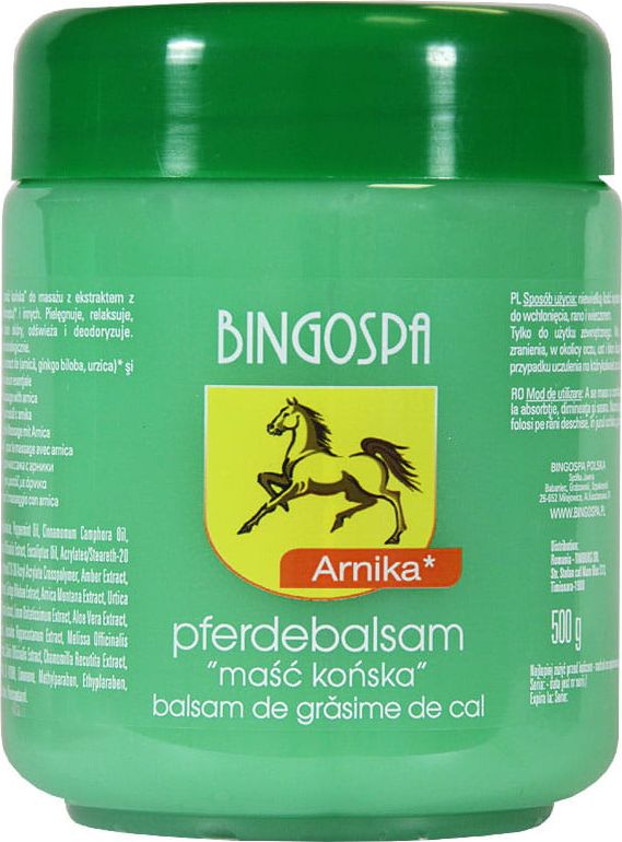 BingoSpa Pferdebalsam - maść końska z ekstraktem z arniki BingoSpa