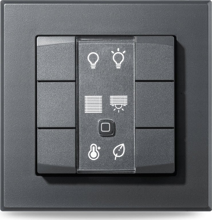 HomeMatic IP Homematic IP Wandtaster - 6-fach, anthrazit