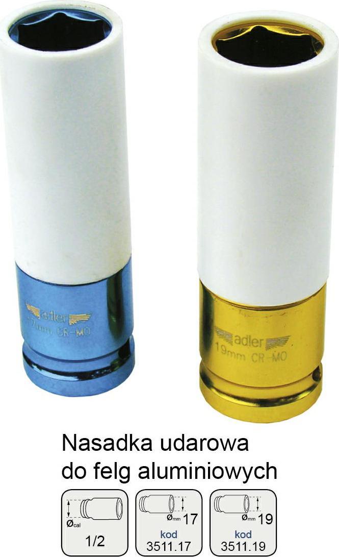 Adler ADLER NASADKA DO FELG ALUMINIOWYCH 1/2" 19mm MAR3511.19