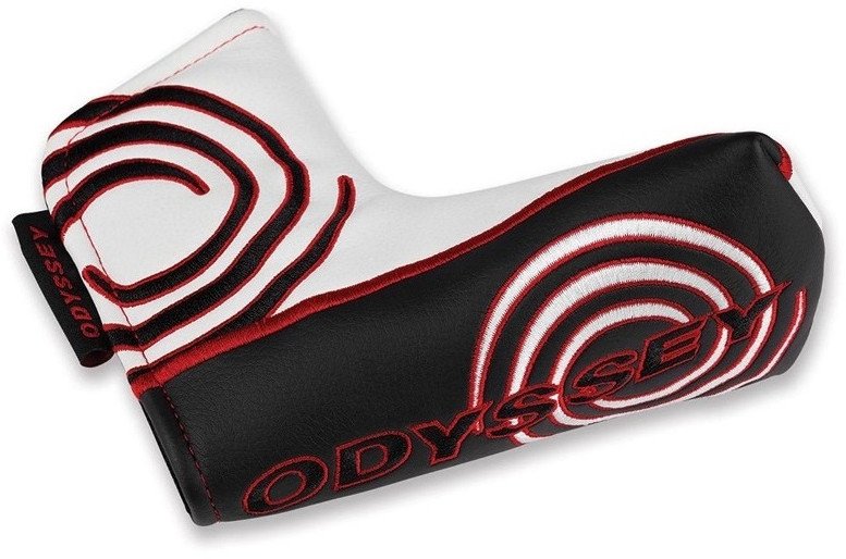 Pokrowiec, headcover Odyssey na puttera Blade, biały Swirl