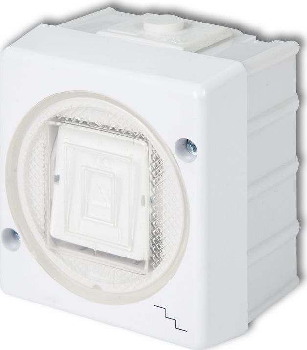 Karlik SENIOR Łącznik schodowy podświetlany biały WHS-3L