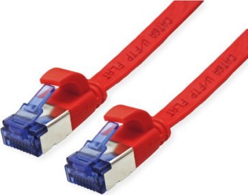 Value Patchkabel VALUE FTP, Cat.6A (Class EA), extra plat, rood, 2 m