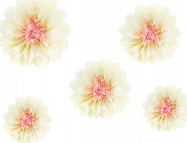 MFP paper Dekoracja bibułowa kwiaty 30-20cm 5szt