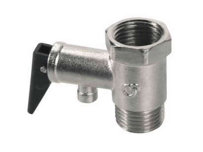 Zawór bezpieczeństwa z zaworem zwrotnym 1/2\" z motylkiem