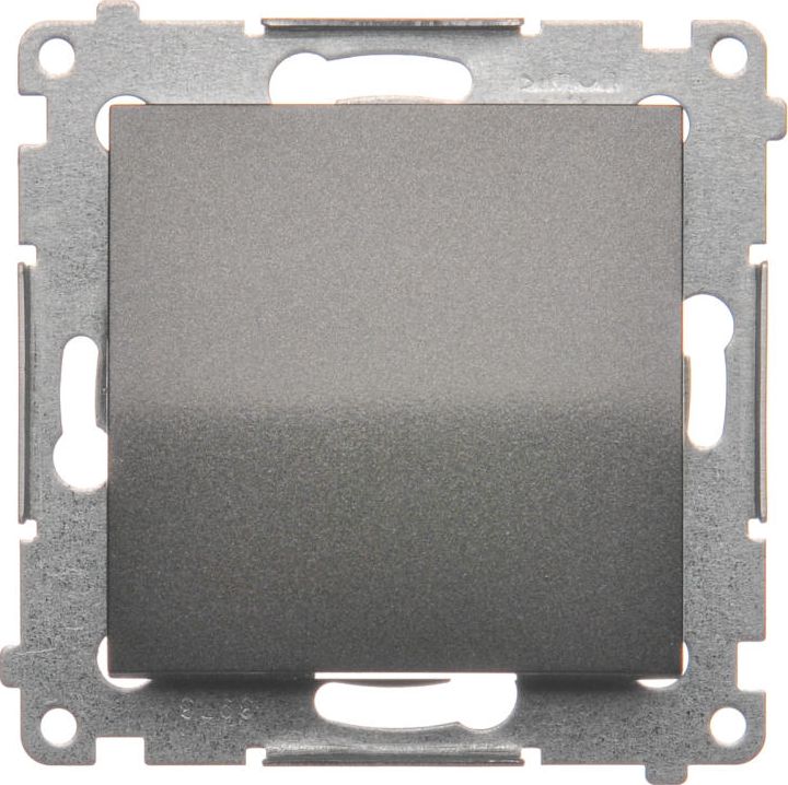 Kontakt-Simon Przycisk zwierny pojedynczy antracyt - DP1.01/48