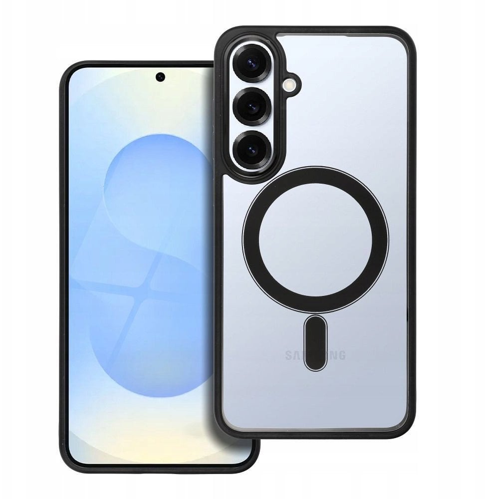 Futerał COLOR EDGE MAG COVER kompatybilny z MagSafe do SAMSUNG S25 PLUS czarny