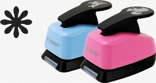 FANDY Dziurkacz ozdobny 25mm kwiatek MIX