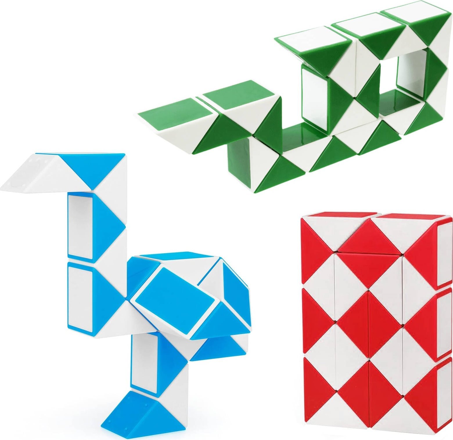 Trifox UKŁADANKA LOGICZNA WĄŻ 48 ELEMENTÓW 1szt