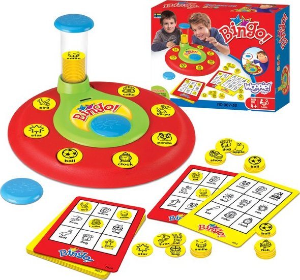 Woopie Bingo Gra Dopasuj Żetony Planszowa Rodzinna Lumarko!