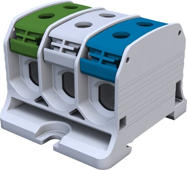 Simet Złączka szynowa gwintowa Al/Cu STB 50-3X (87330) SIMBLOCK zie/sza/nie 81004021