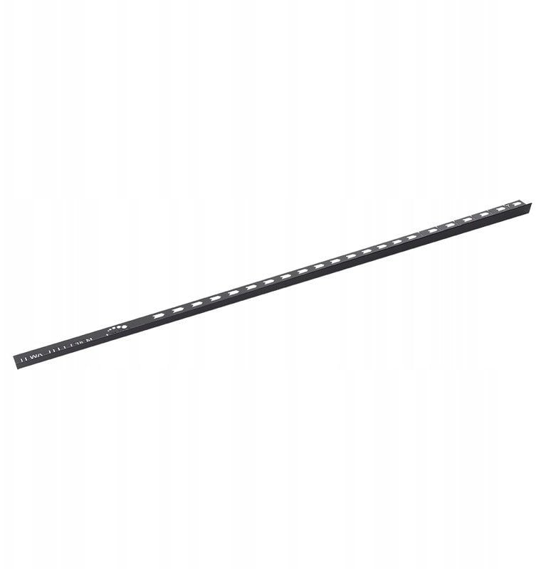 COT_720L / LAVE / AKCESORIA / LISTWA SPADKOWA DO ODPŁYWU LINIOWEGO CZARNA LEWA /