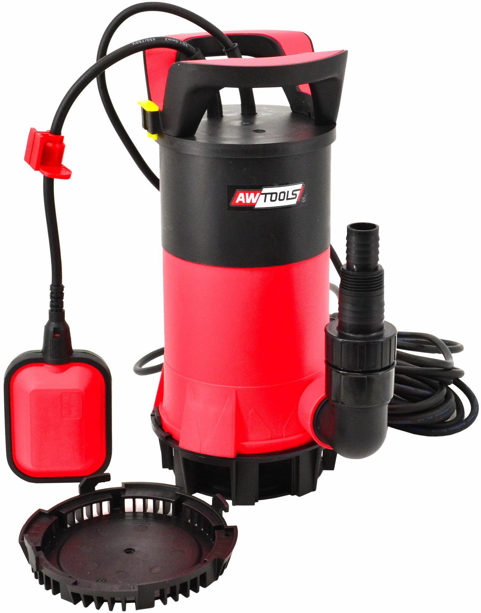AWTOOLS POMPA ZATAPIALNA DO CZYSTEJ I BRUDNEJ WODY Z PŁYWAKIEM 900W 3w1