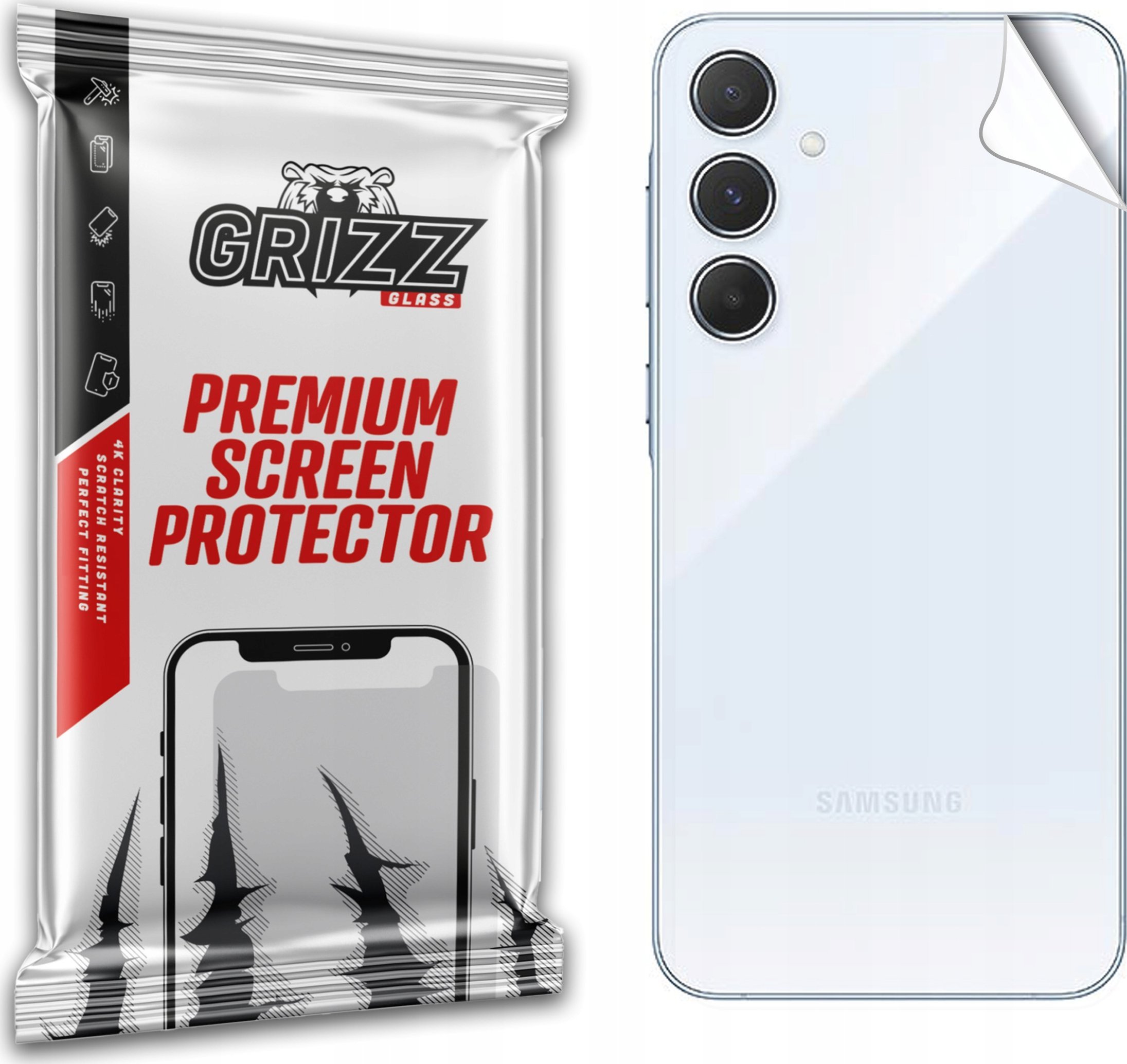GrizzGlass Folia na tył GrizzGlass UltraSkin do Samsung Galaxy A55
