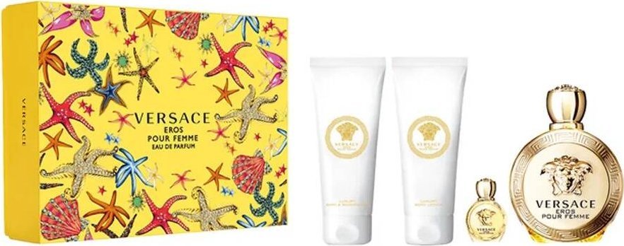 Versace Versace Eros Pour Femme edp 100ml + edp 5ml + SG 100ml + BL100ml