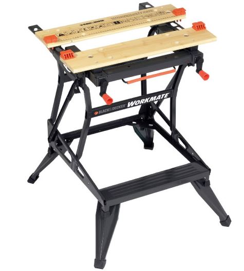 Black&Decker Stół warsztatowy Workmate z pionową szczęką i 2 wysokościach roboczych 610x472mm WM550