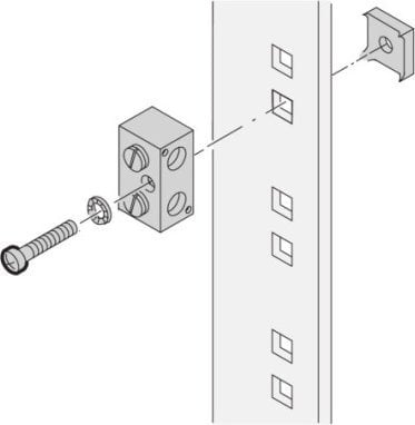 SCHROFF Zacisk uziemienia SCHROFF