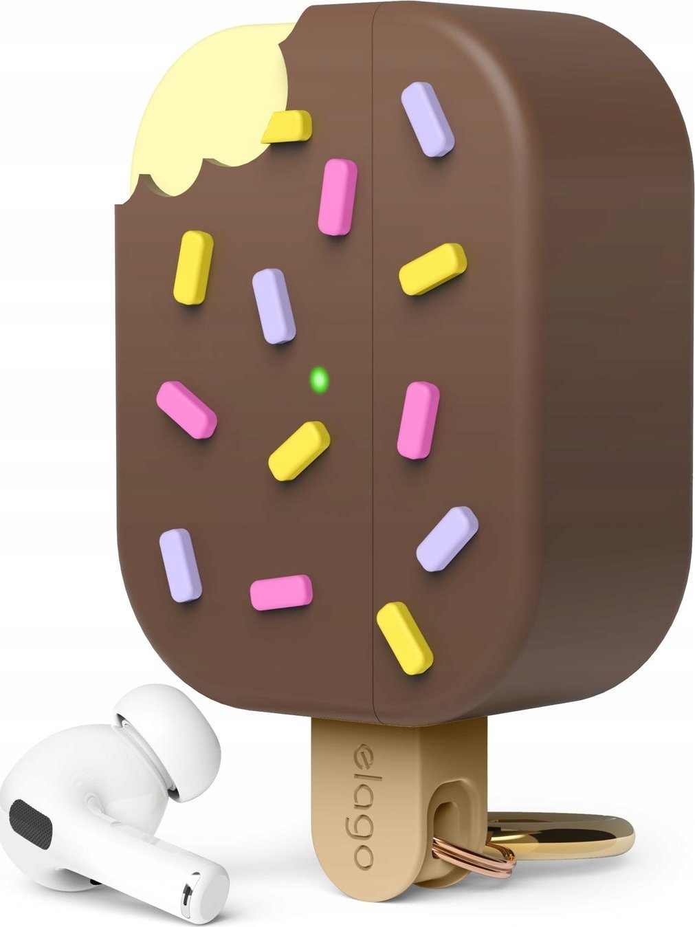 Elago AirPods Pro 2 Ice Cream Case - etui do AirPods Pro 2 brązowe