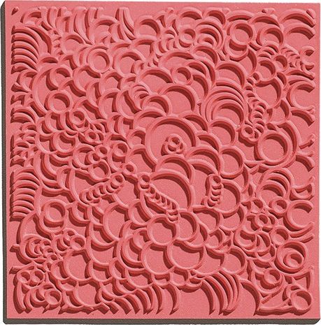 The Clay and Paint Factory Płytka z teksturą Bąbelki 9x9 cm