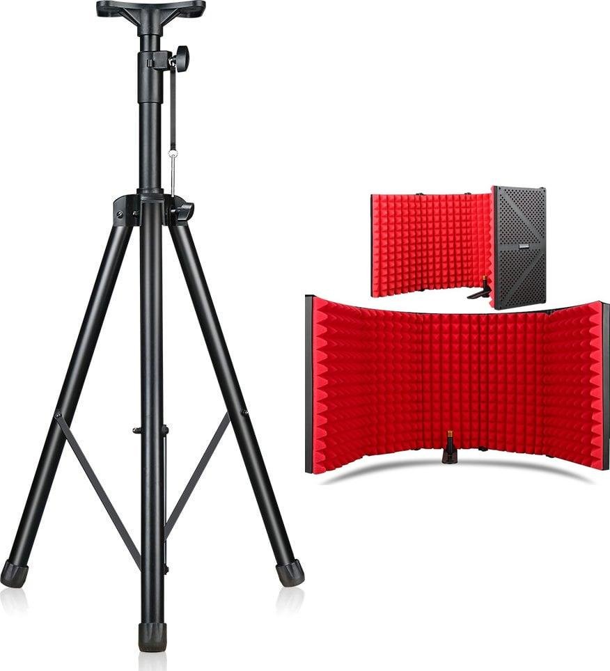 Mozos Mozos Statyw trójnóg 2w1 MSHIELD-STAND + Game Kabina akustyczna do mikrofonu