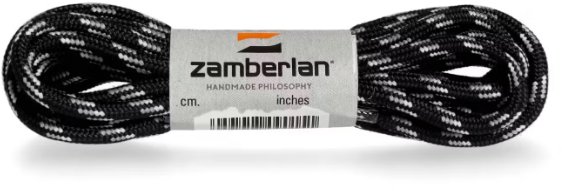 Sznurówki trekkingowe Zamberlan Round Lace - ner/piom/cro 205 cm