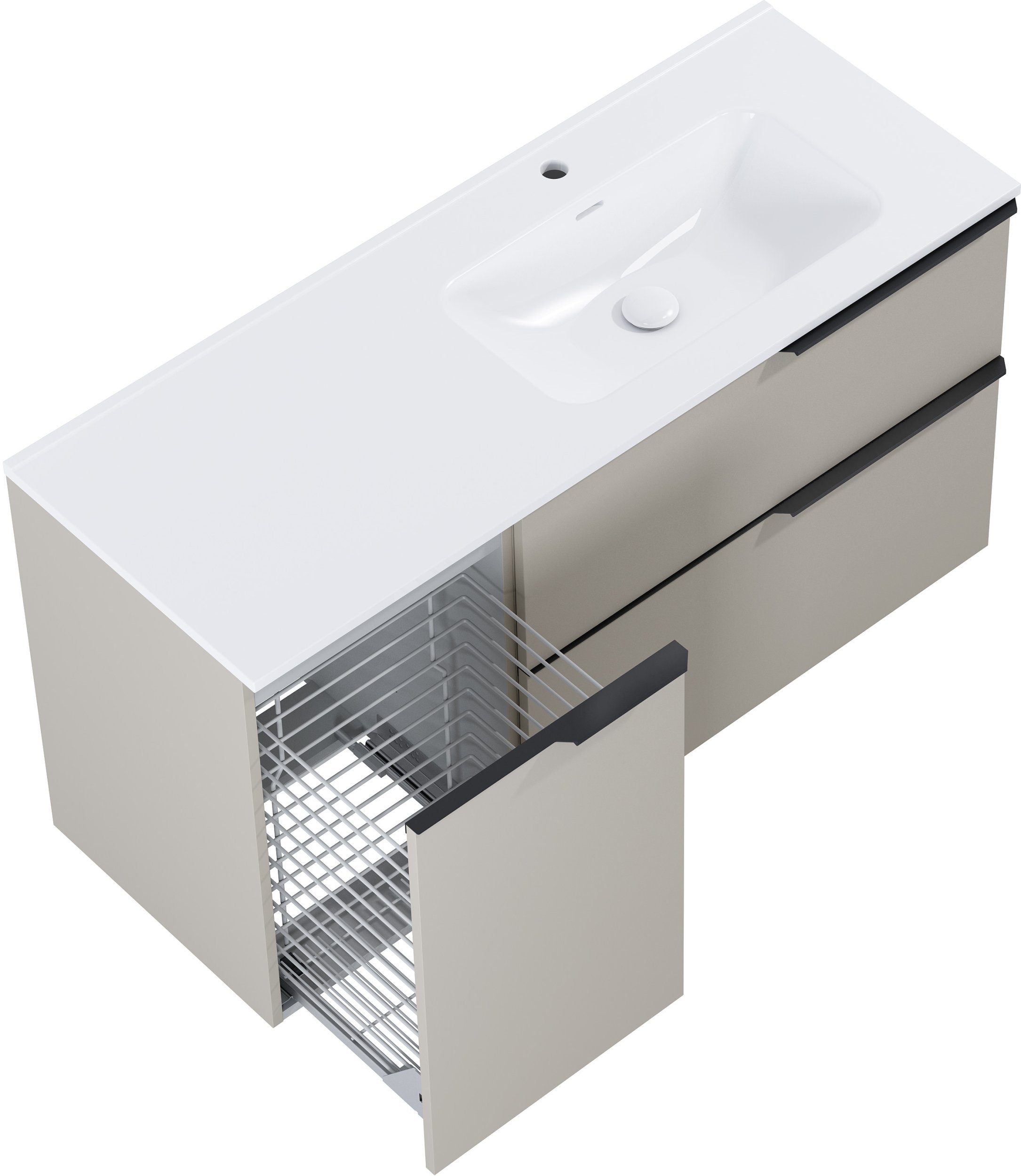 CAB SET LOOK MASTERJERO WASHBASIN + CAB