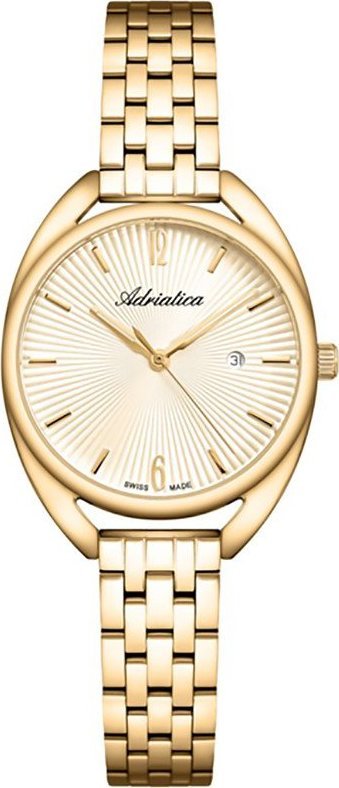 Zegarek Adriatica Zegarek damski Adriatica A3546.1151Q złoty