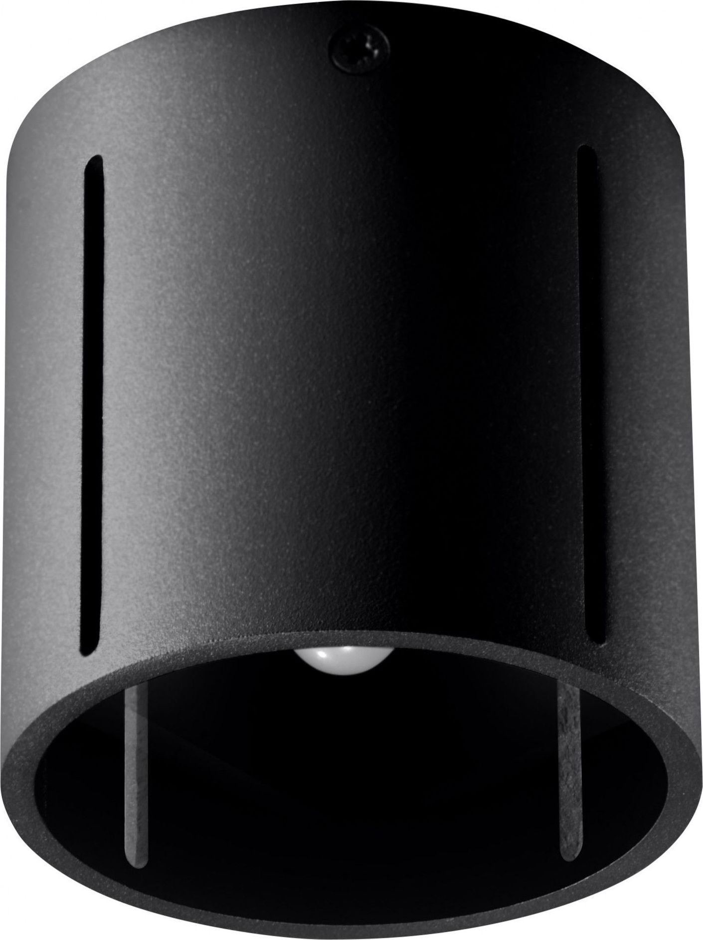 Lampa sufitowa Lumes Okrągły plafon tuba LED E803-Iner - czarny