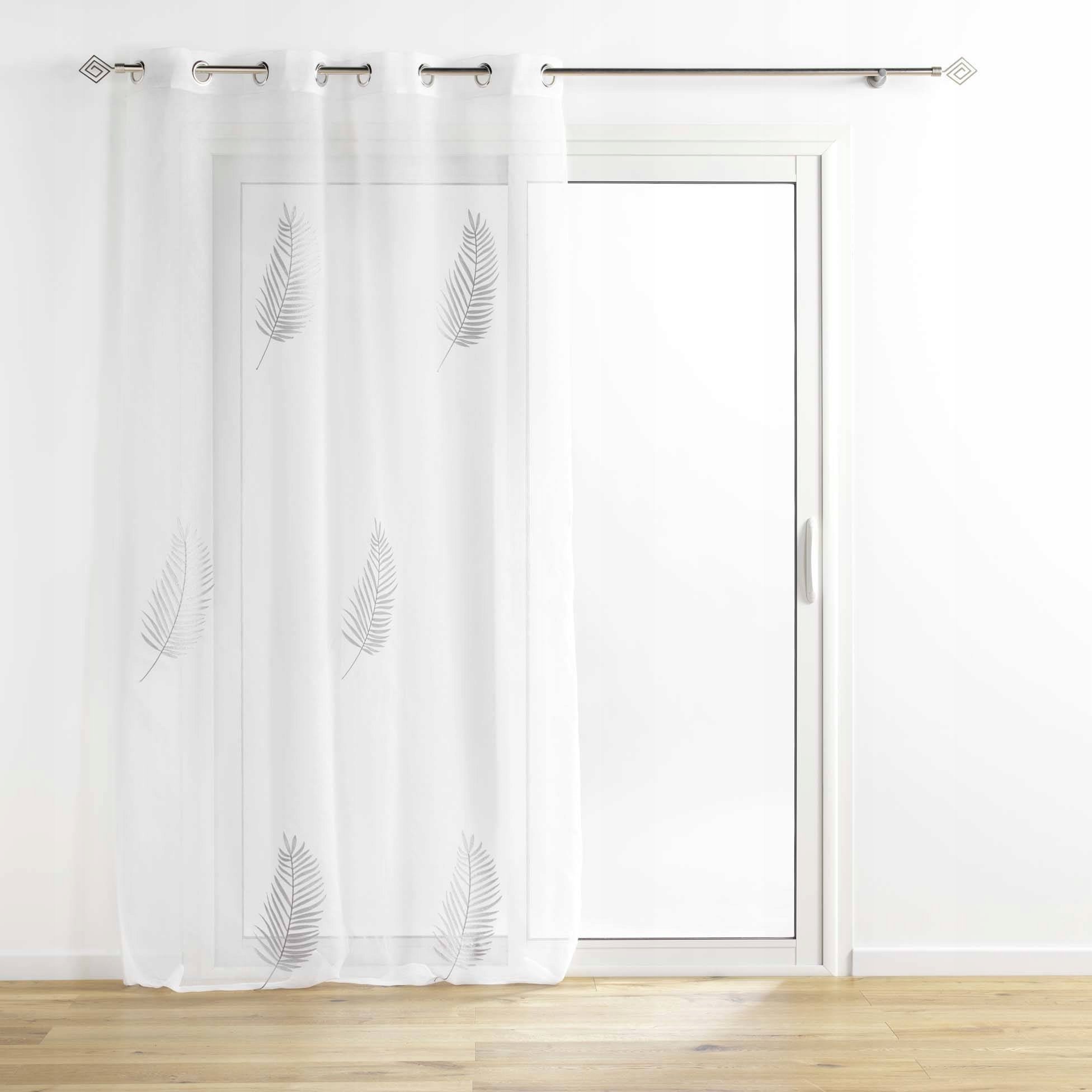 Douceur d`Interieur Nowoczesne firany do salonu PALMEOR, 140 x 240 cm