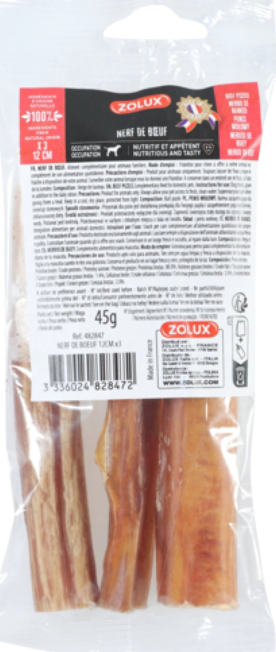 Zolux ZOLUX Penis wołowy 12 cm x 3, 45 g