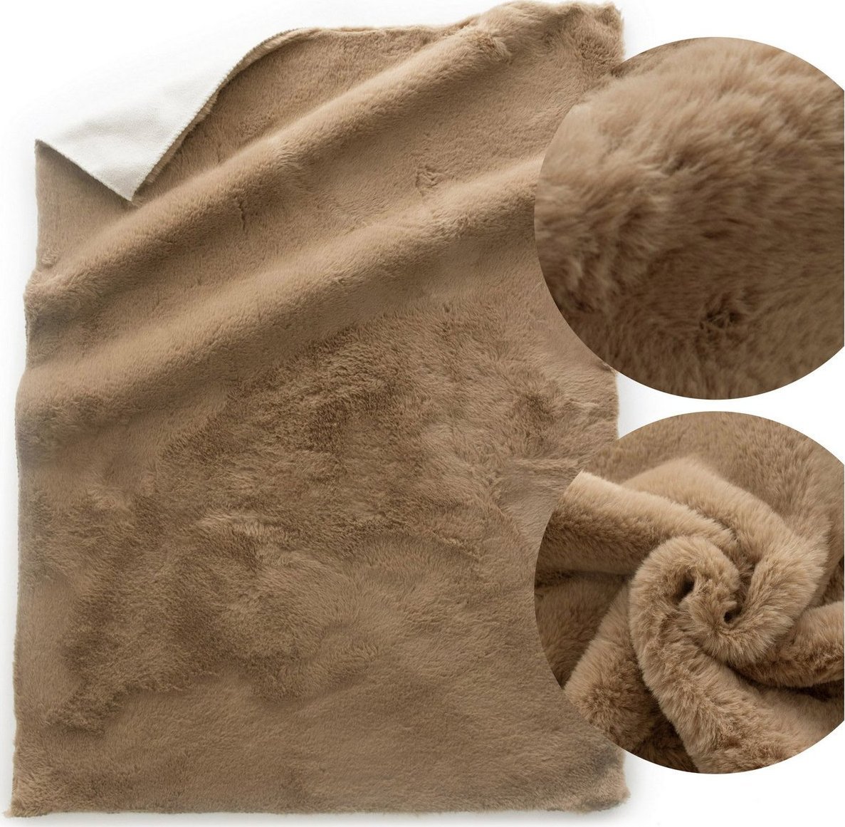 LOZKOHOLICY.PL Sp.z o.o. Sp. K. Dywan 40 x 60 Miękki Pluszowy Futerkowy Rabbit 105