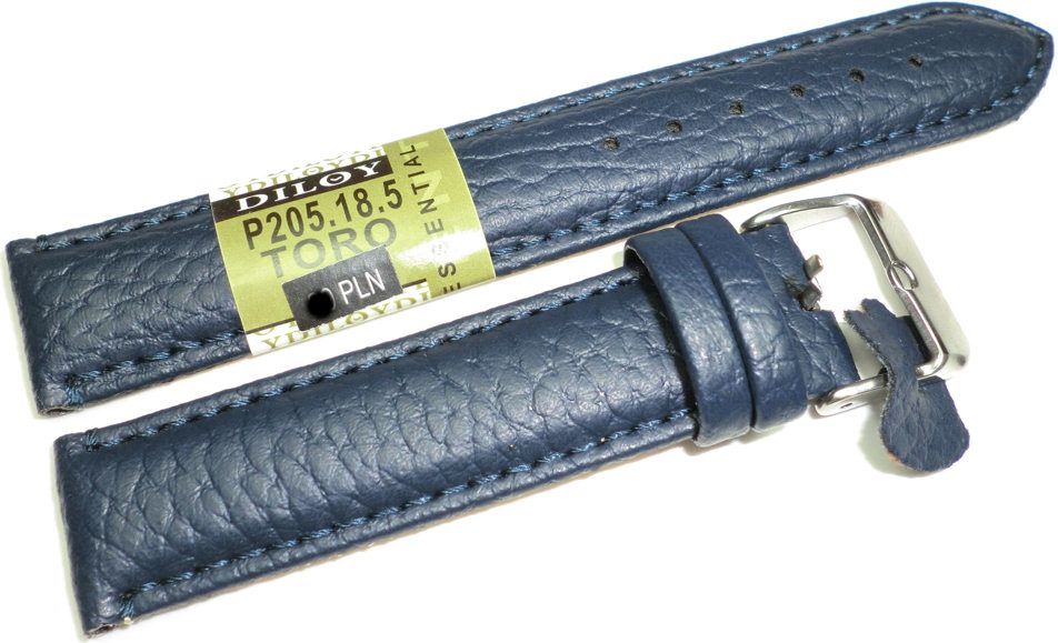 Diloy Skórzany pasek do zegarka 18 mm Diloy P205.18.5