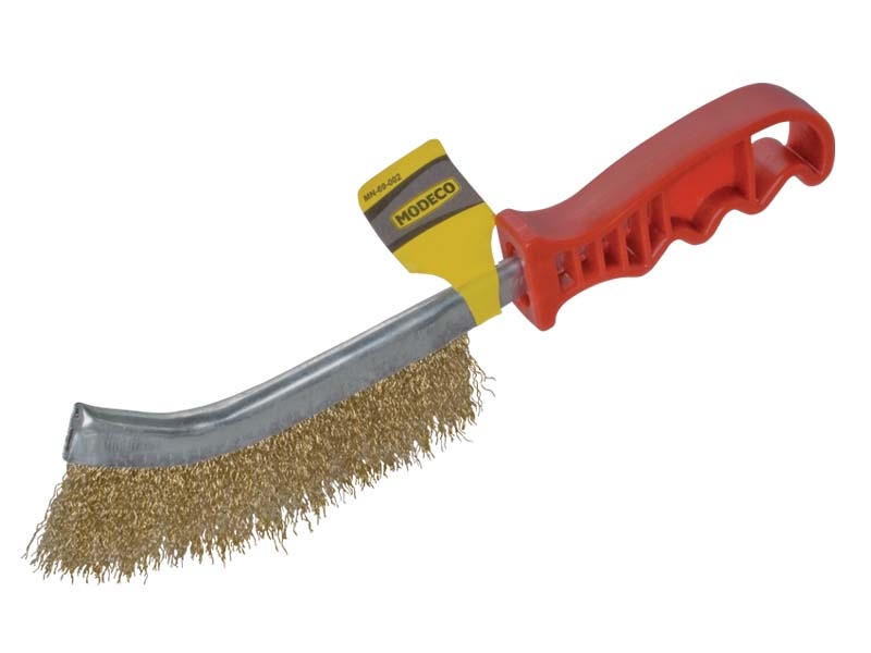 Modeco Szczotka druciana z drutem stalowym miedziowanym - MN-69-002